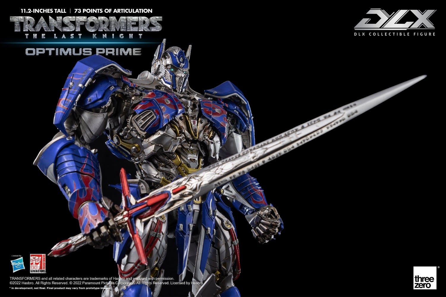 Threezero 3Z04570W0 DLX Transformers: The Last Knight - Optimus Prime