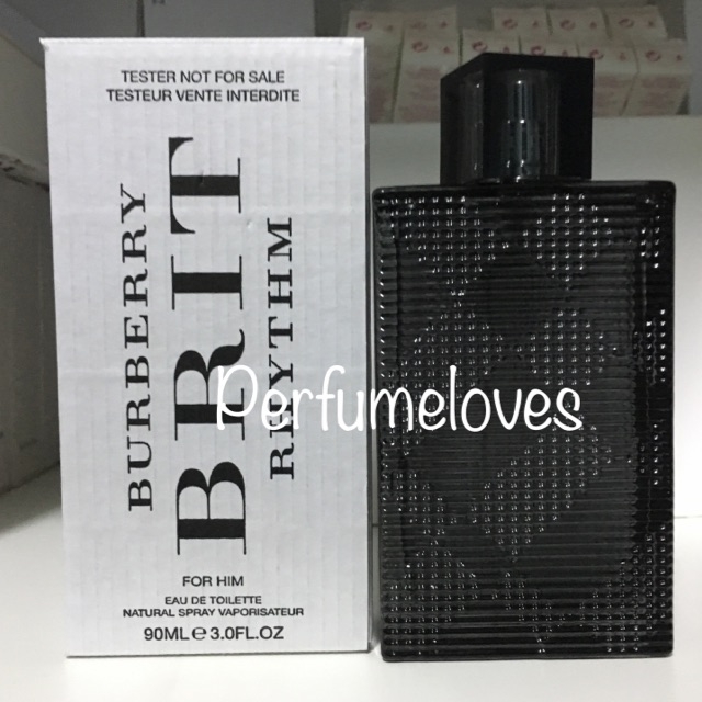 (แท้100%) Burberry Brit rhtym for him edt 90ml กล่องเทสเตอร์ per9