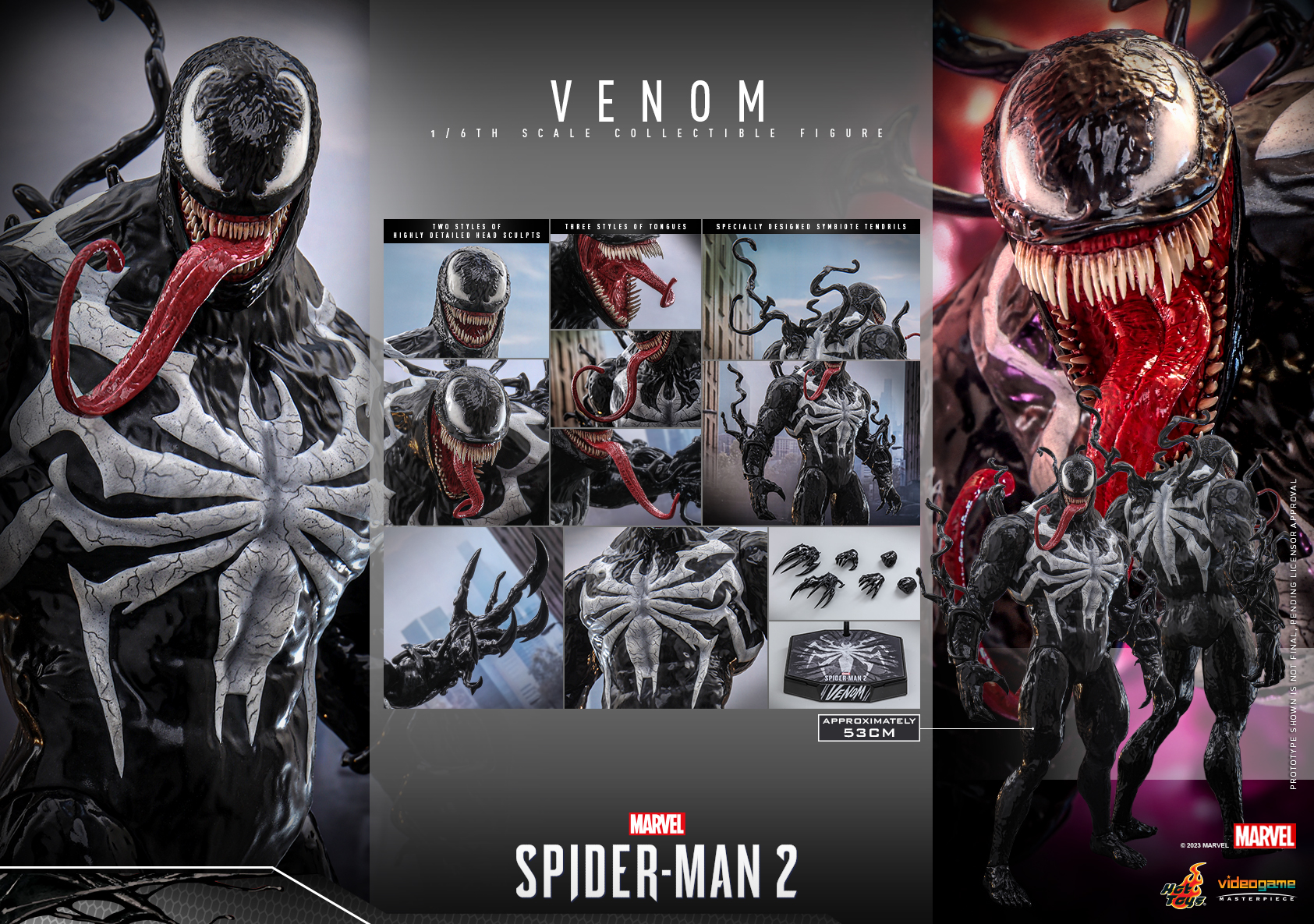 Hot Toys VGM59 1/6 Marvel's Spider-Man 2 - Venom
