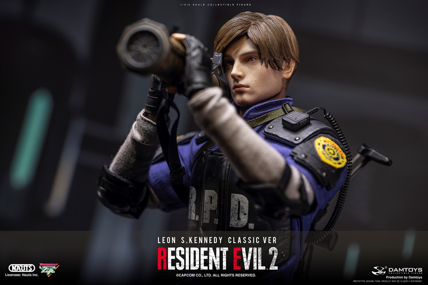 DAMTOYS DMS037 1/6 RESIDENT EVIL 2 - LEON S.KENNEDY (CLASSIC VER)