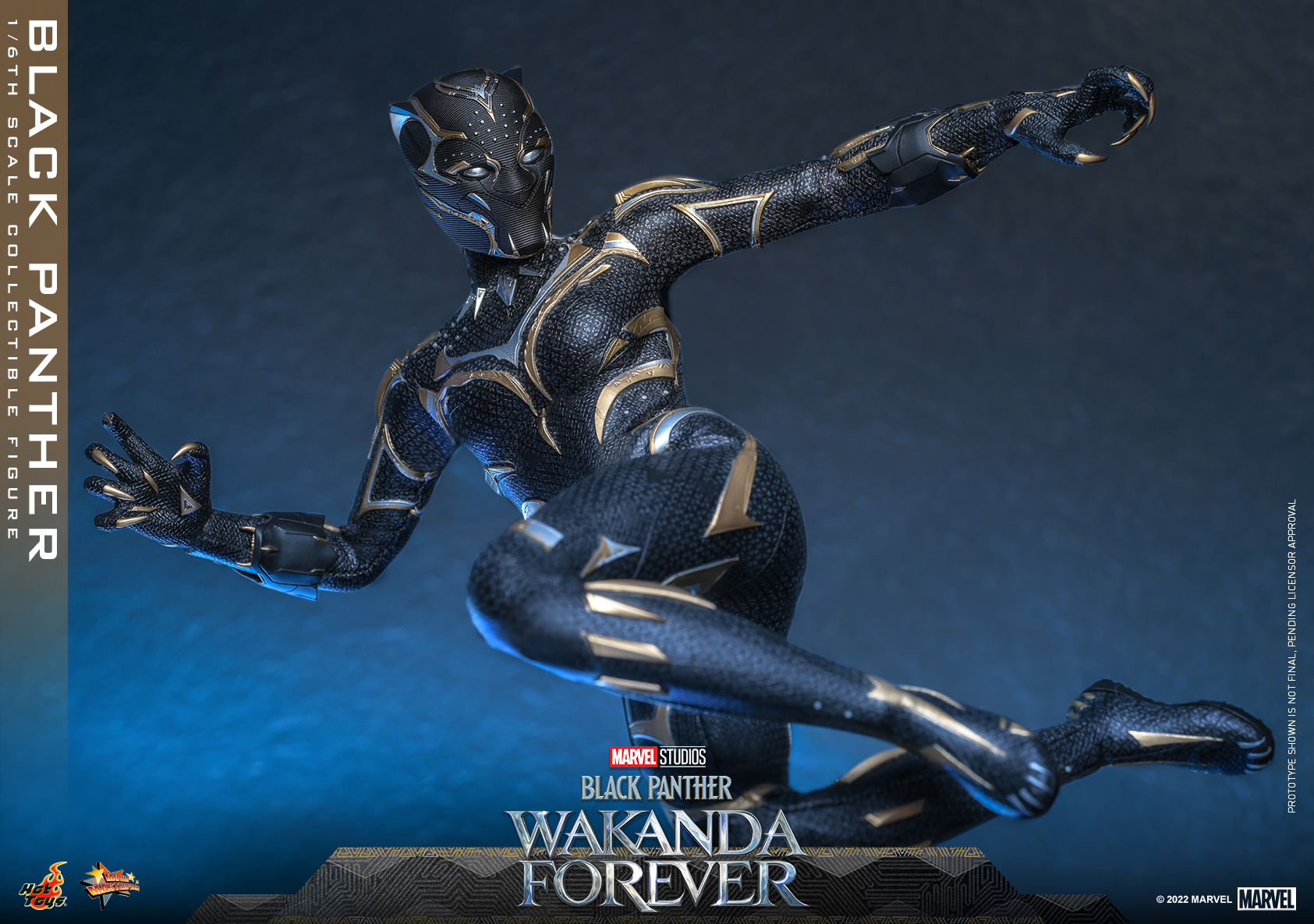 Hot Toys MMS675 1/6 Black Panther: Wakanda Forever - Black Panther