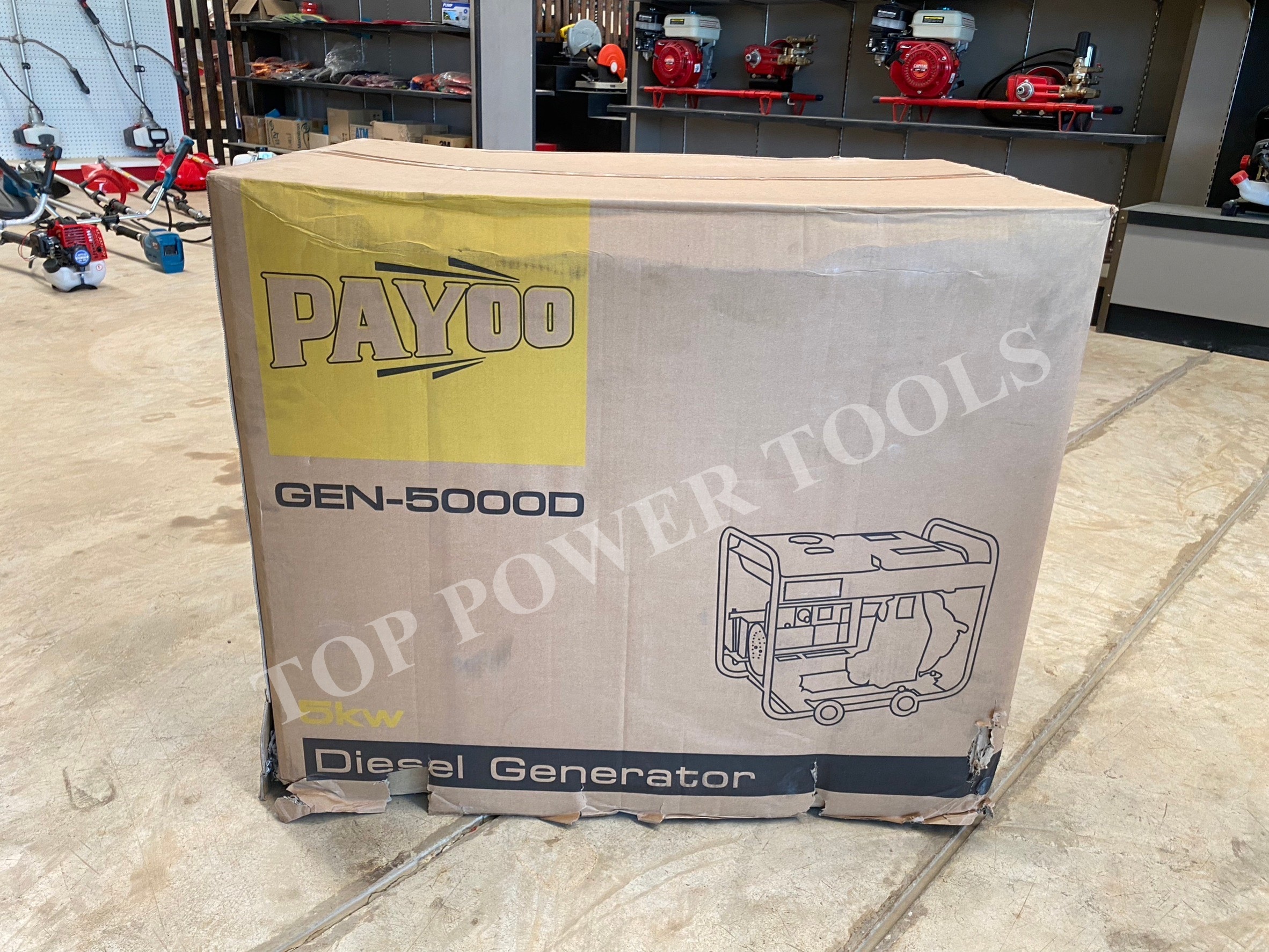 เครื่องปั่นไฟดีเซล 5KW. GEN-5000 PAYOO