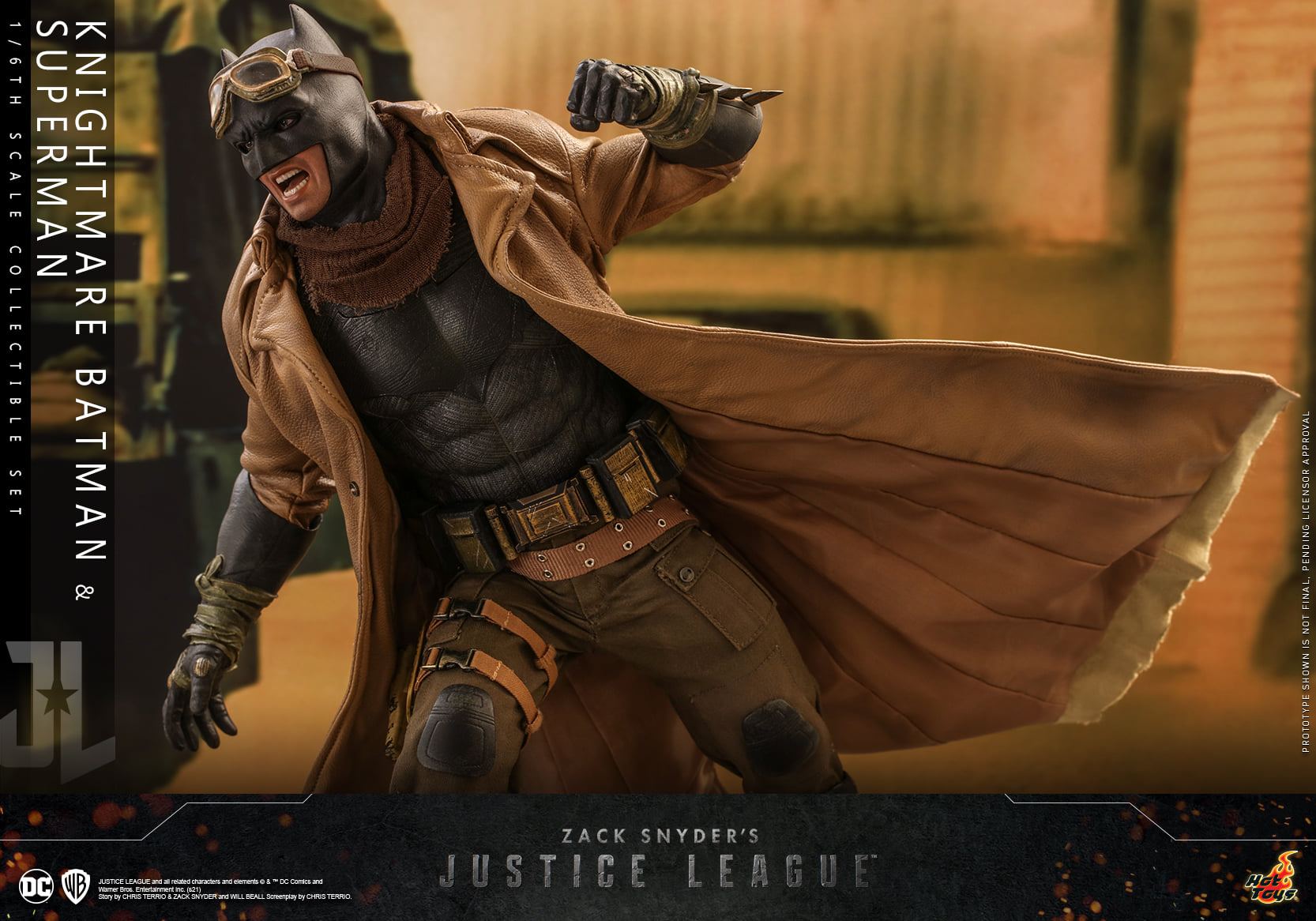 Hot Toys TMS038 1/6 Zack Snyder's Justice League - Knightmare Batman and Superman