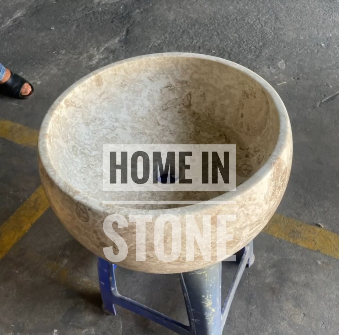 อ่างหินอ่อนทำจากหินอ่อนแม่น้ำ มีให้เลือกหลากหลาย