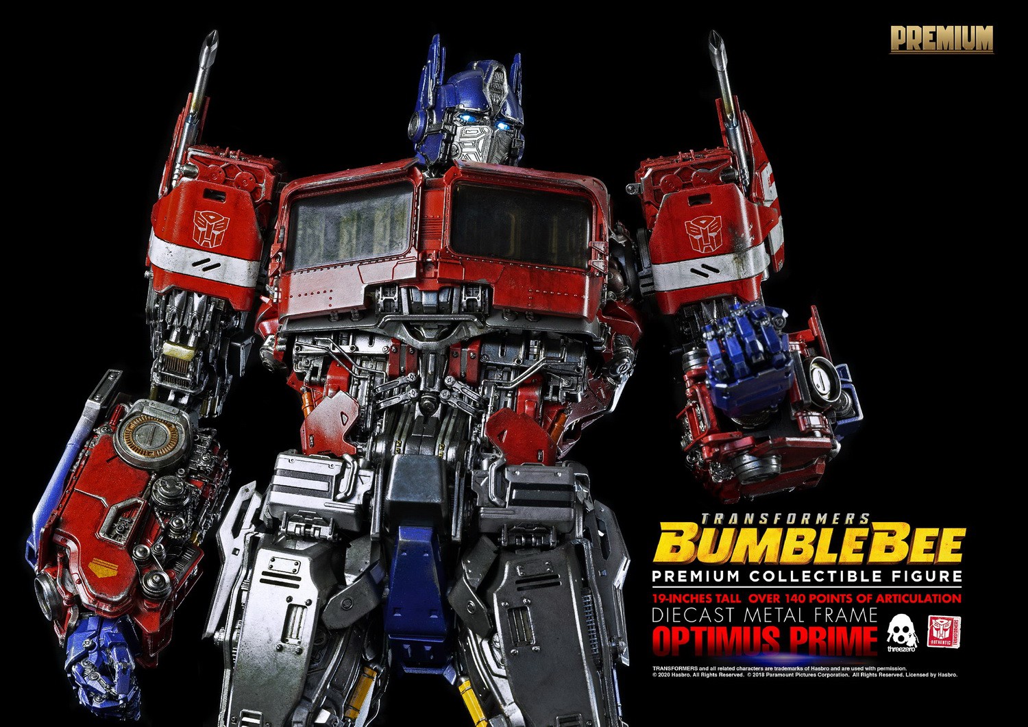 threezero 3Z0162 Transformers: BumbleBee - PREMIUM Optimus Prime
