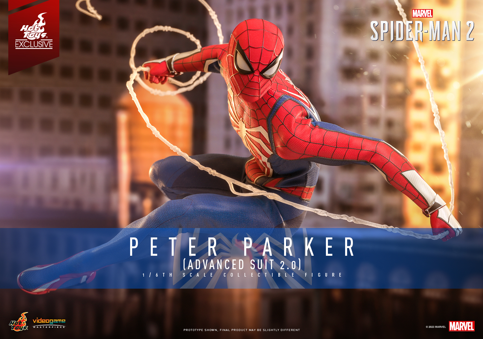 Hot Toys VGM54 1/6 Marvel's Spider-Man 2 - Peter Parker (Advanced Suit 2.0)