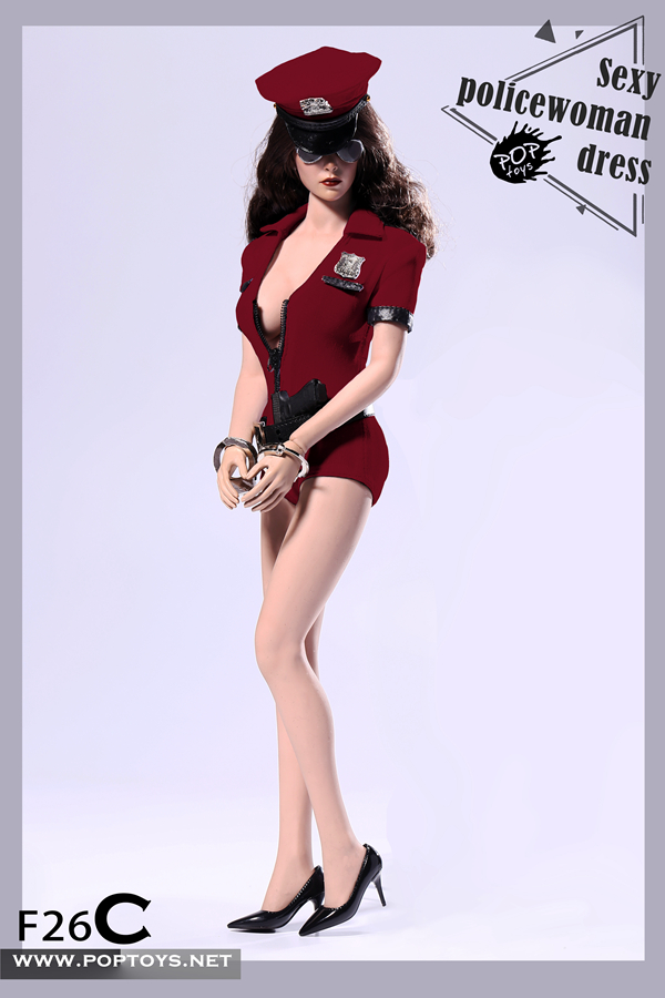 POPTOYS F26A-D Cosplay Sexy Policewoman suit 4 colour