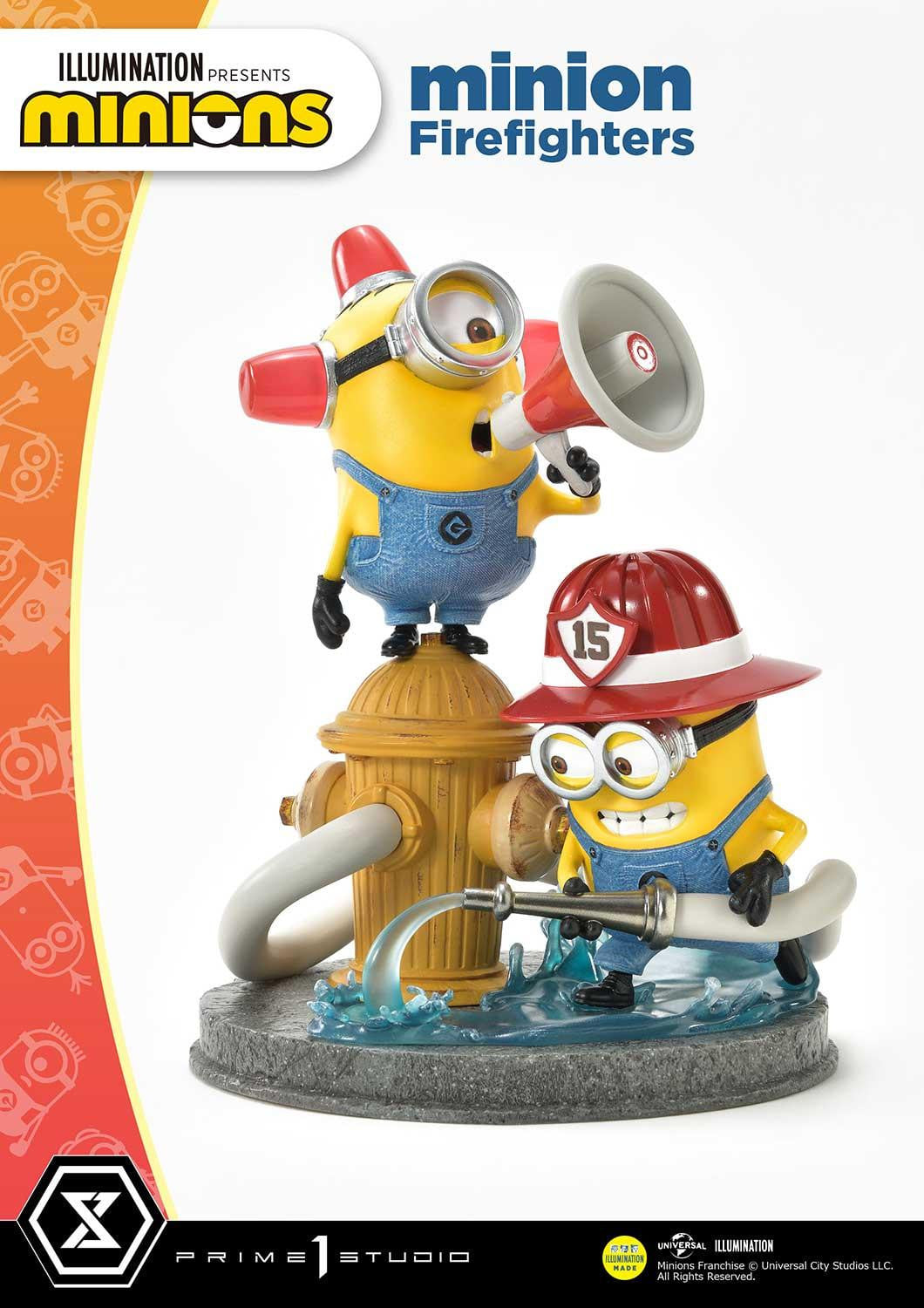 Prime 1 Studio PCFMINI-09 Minions - Minions Firefighters