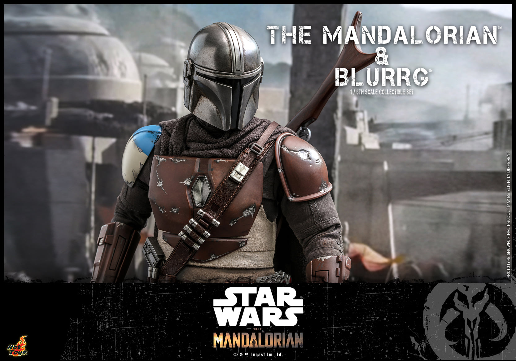 Hot Toys TMS046 1/6 Star Wars: The Mandalorian™ - Mandalorian™ & Blurrg™