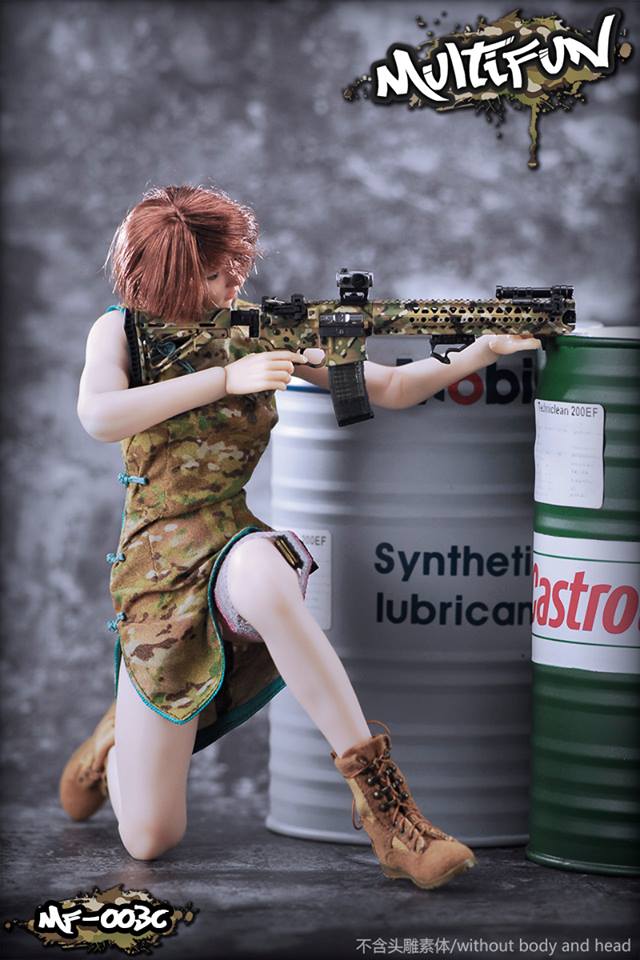 MULTIFUN MF-003 1/6 Camouflage Cheongsam Set