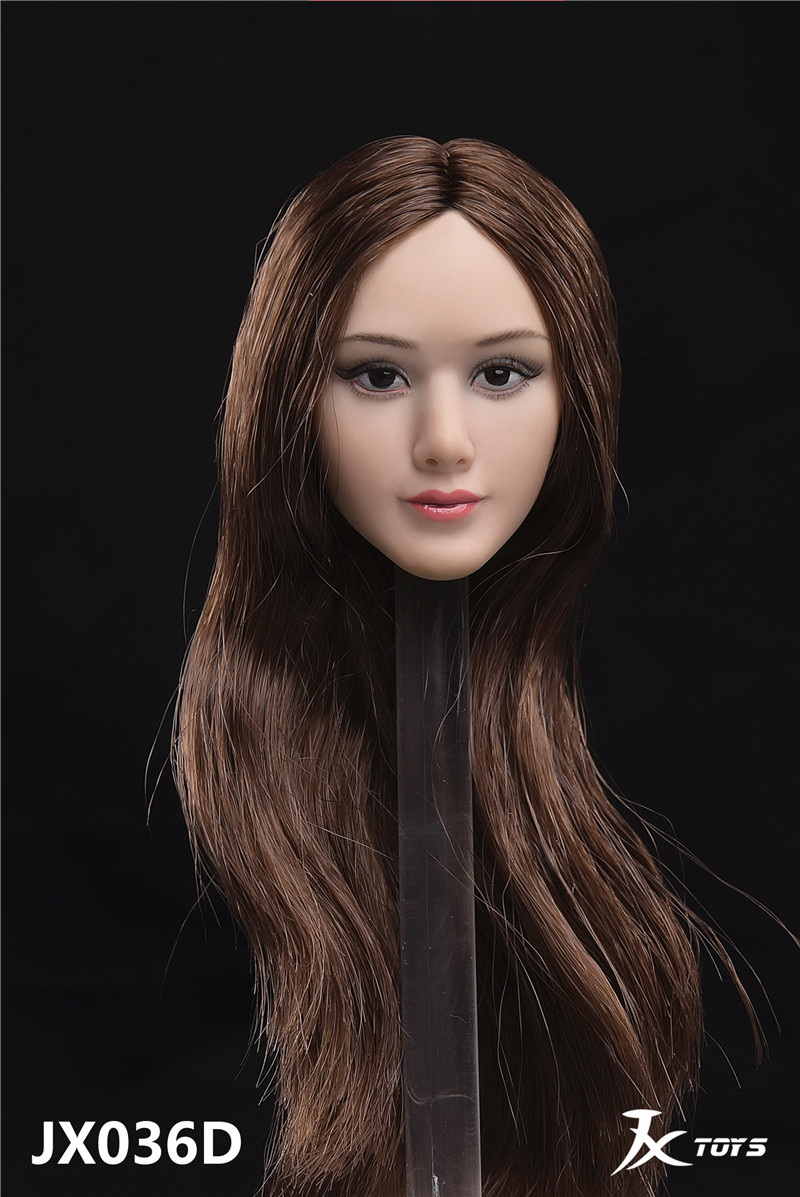 JXTOYS JX-036 1/6 Mayfair Asian Headsculpt 4 hairstyles (Recommended with Tan colour Body)