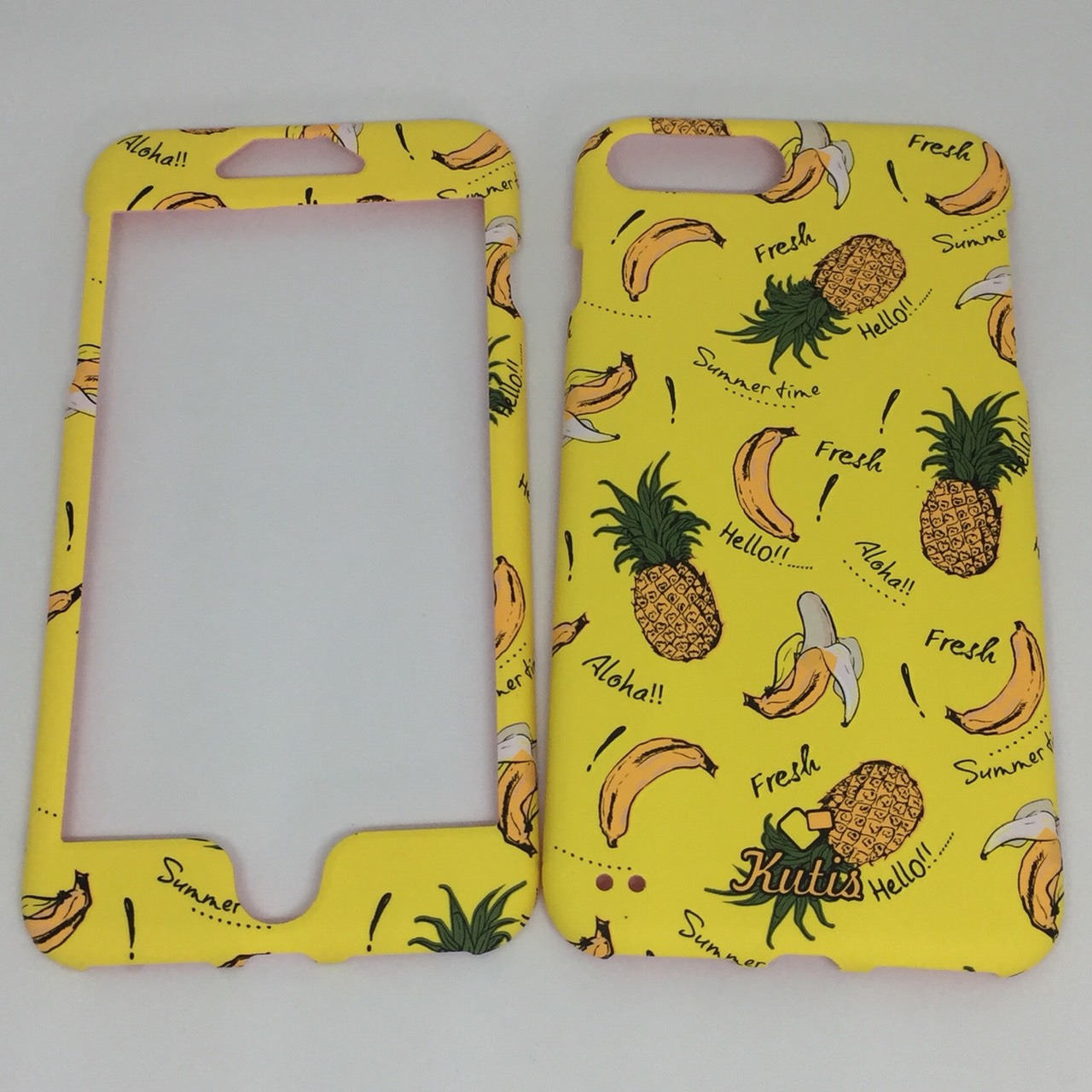 เคสคูทิส (Kutis) ไอโฟน7พลัส,8พลัส(ลายสัปปะรดกับกล้วย)