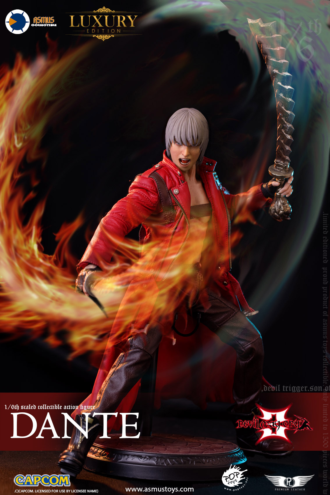Asmus Toys DMC300V2LUX 1/6 Devil May Cry 3 - Dante (Deluxe Edition)