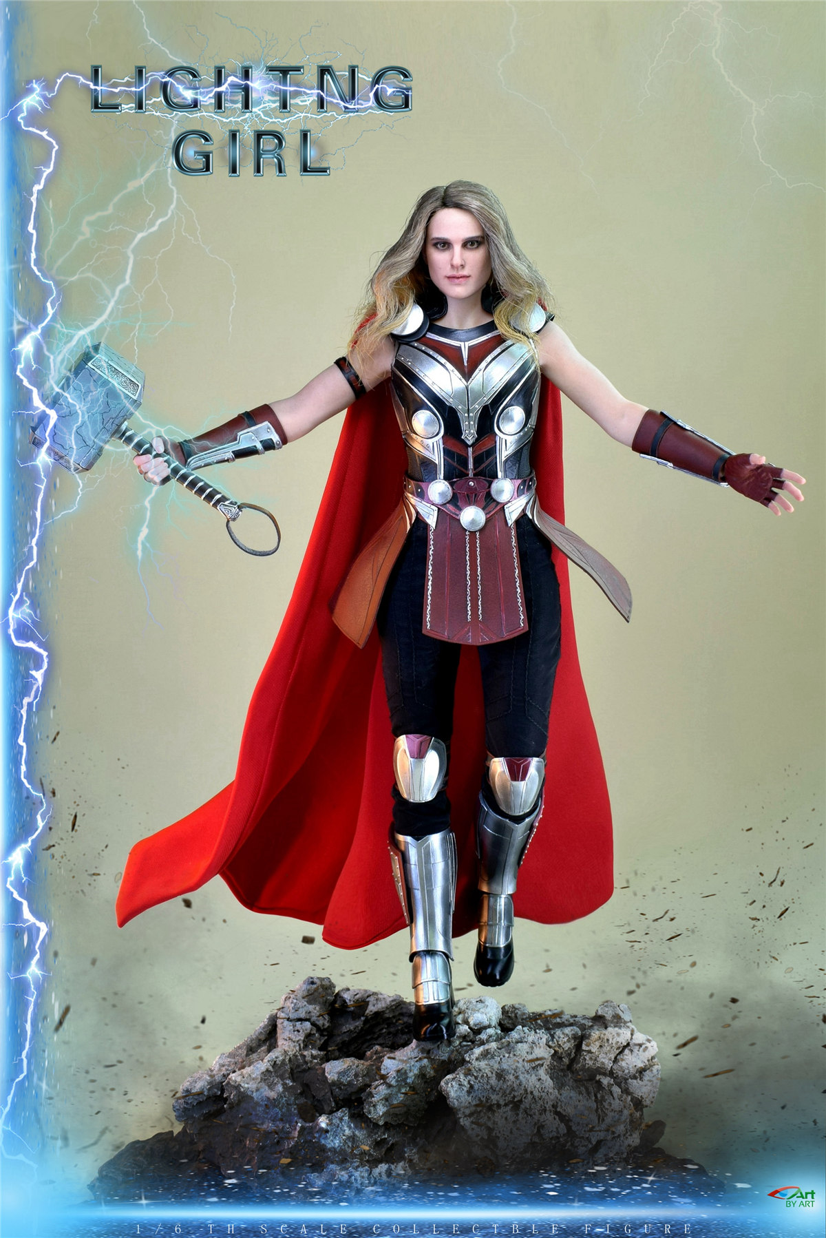BY-ART BY-019 1/6 LIGHTNING GIRL