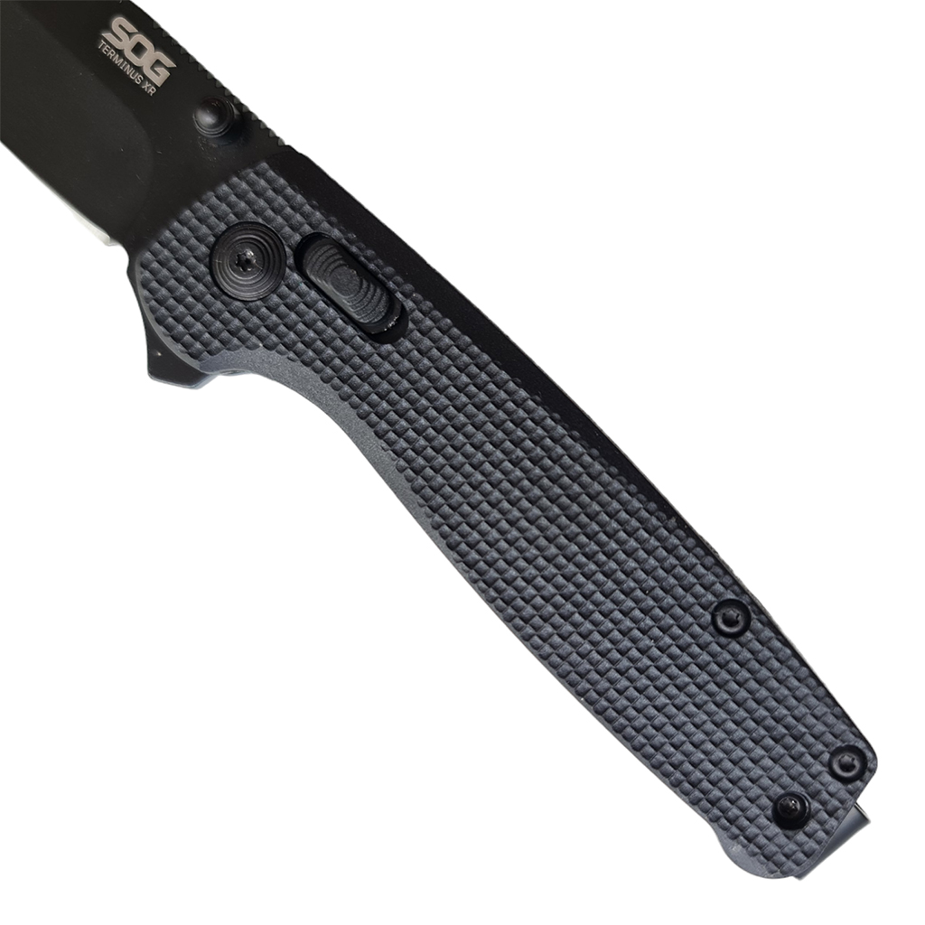 มีดพับ SOG Terminus XR Limited Series CRYO D2 ขนาด 7 นิ้ว (18 ซม.) สีดำ