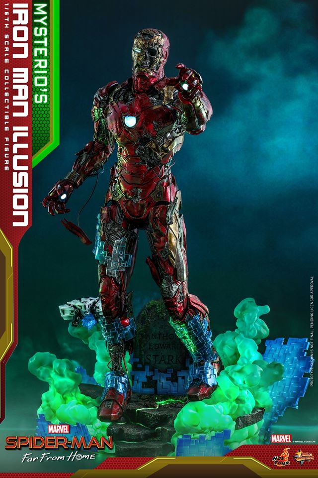Hot Toys MMS580 1/6 Spider-Man: Far From Home - Mysterio’s Iron Man Illusion