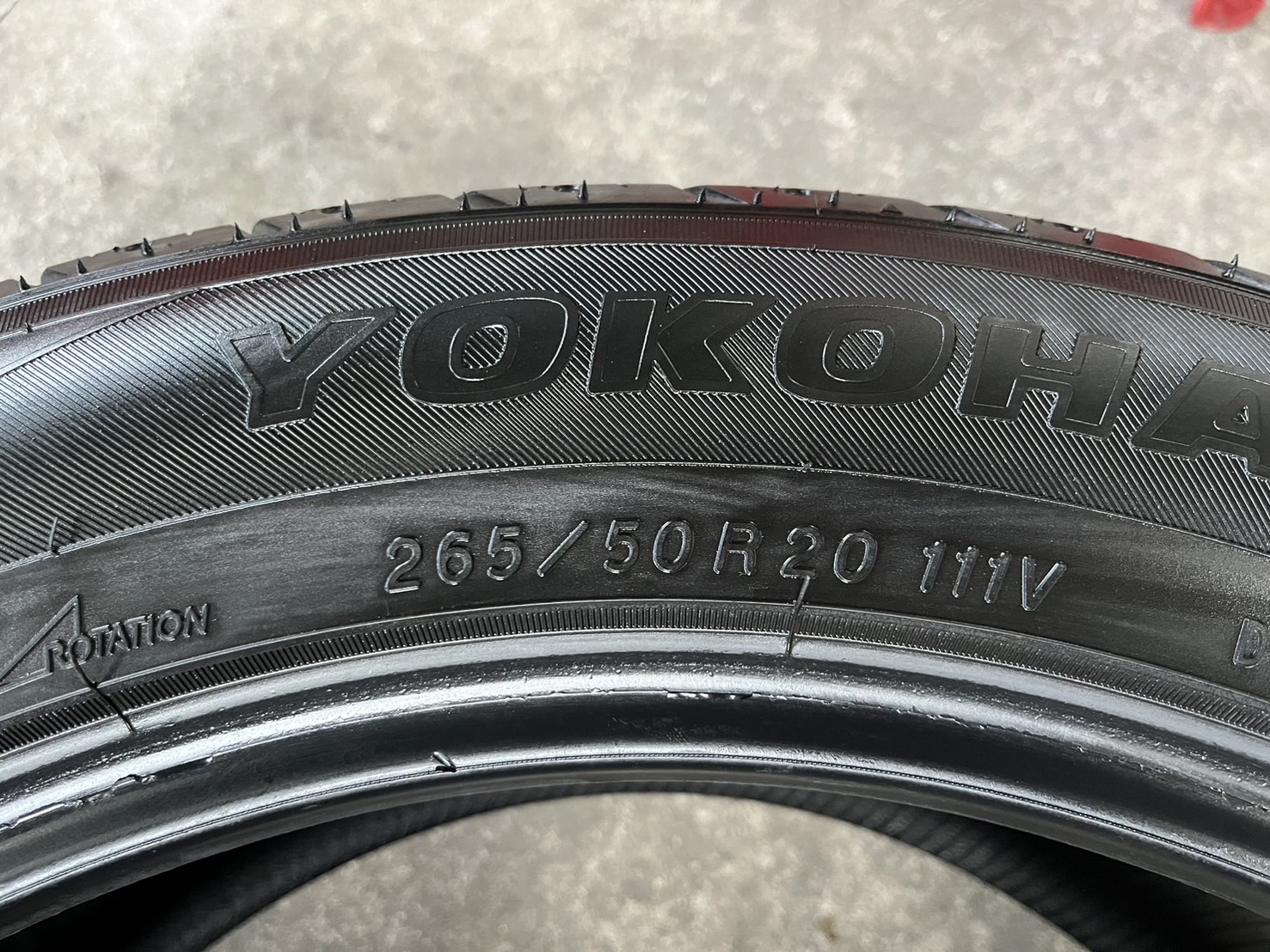 ✨ยาง✨265-50-20 Yokohama (Made in Japan)💥ปี22💥🚘เหมาะสำหรับ รถกระบะตัวสูง และ SUV ทุกรุ่น