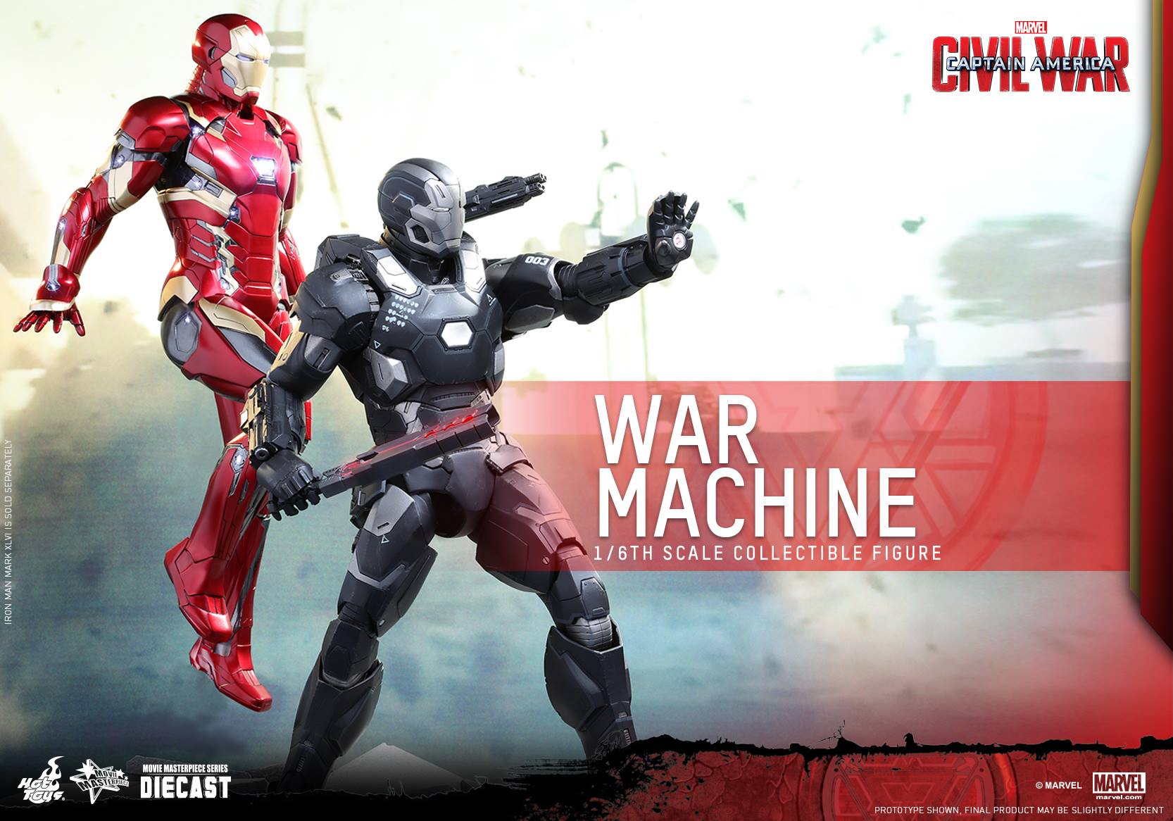 Hot Toys MMS344D15 CAPTAIN AMERICA: CIVIL WAR - WAR MACHINE MARK III