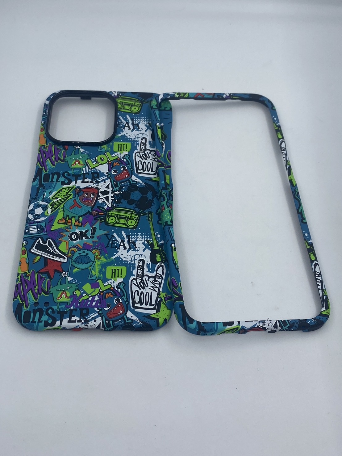 เคสคูทิส(Kutis)เคสไอโฟน15PROMAX(ลายMONSTER)มาใหม่ เคสประกบหน้า-หลัง เคสเรืองแสง เคสลายวินเทจ ร้านSuperhero Klongthom