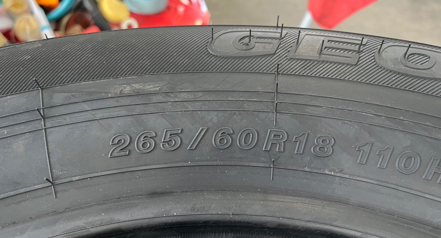 ♨️ปลายปี 24♨️✨ยางใหม่💯✨265-60-18 Yokohama🚘เหมาะสำหรับ รถกระบะตัวสูง และ SUV ทุกรุ่น