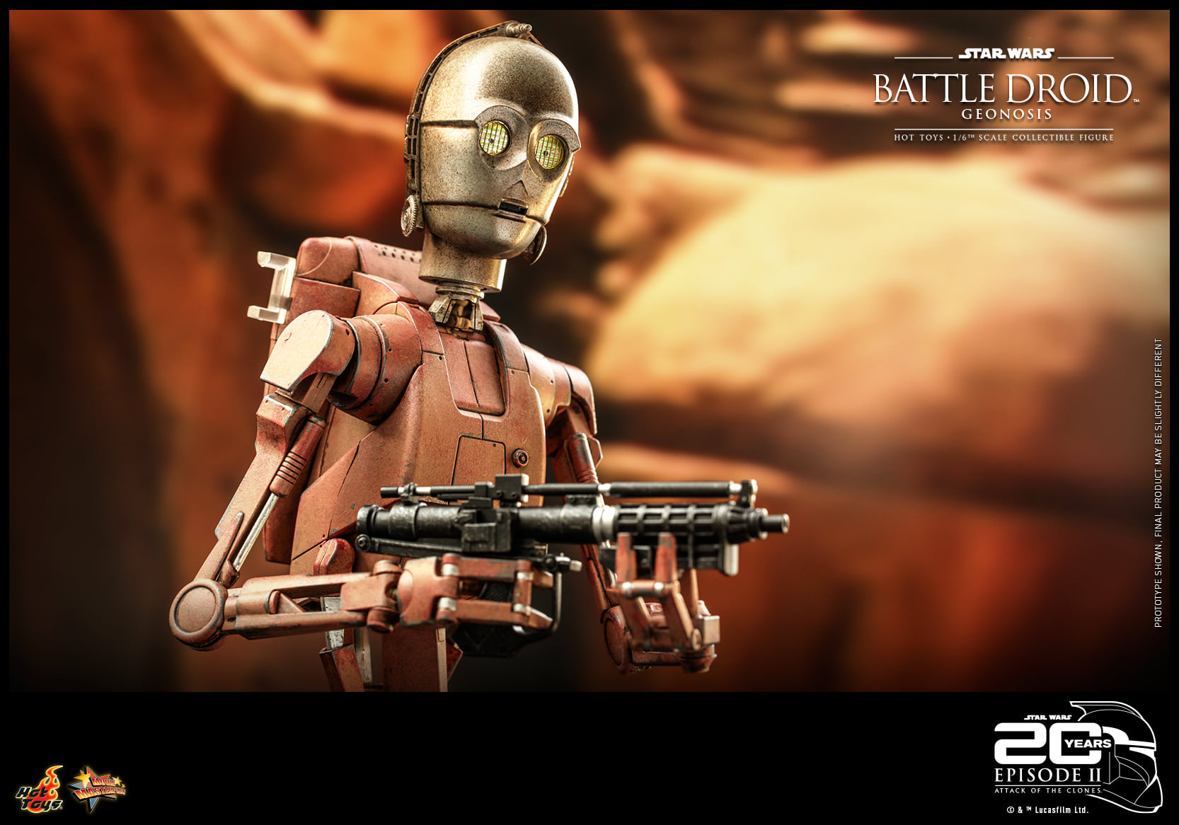 Hot Toys MMS649 1/6 Star Wars Episode II: Attack of the Clones™ - Battle Droid™ (Geonosis)