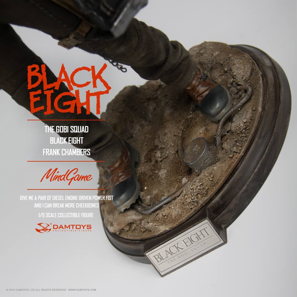 DAMTOYS MindGame Series ZP001 The Gobi Squad - Black Eight Frank Chambers