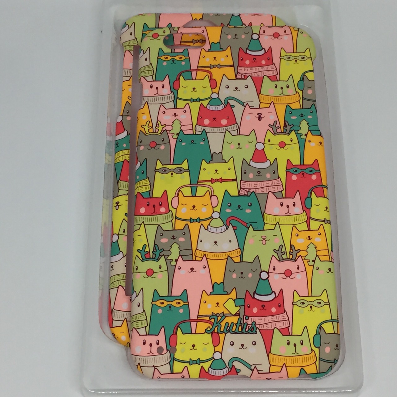 เคสคูทิส (Kutis) ไอโฟน6พลัส,6Sพลัส(ลายแมวเล็กใส่หมวก)