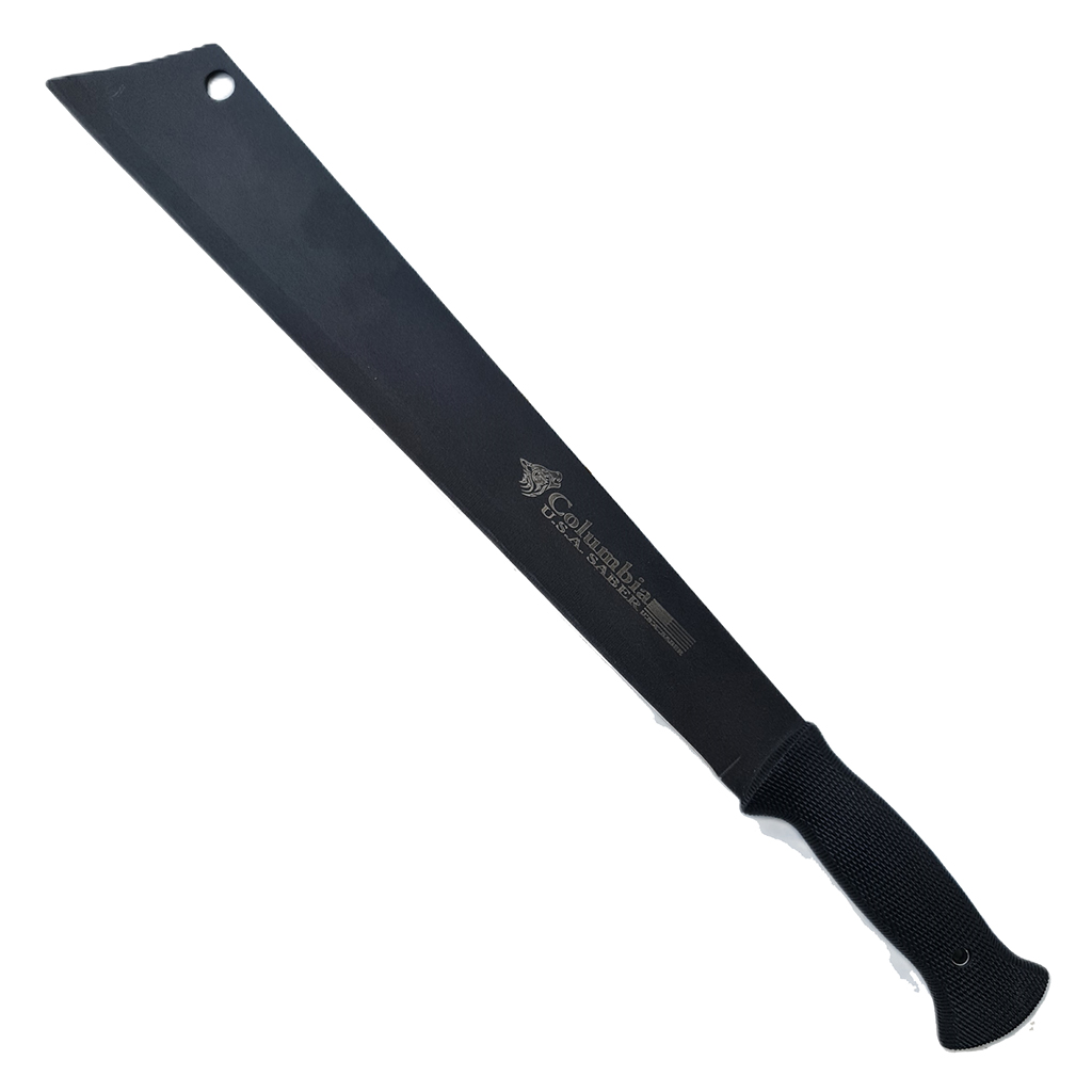 มีดมาเชเต้ มีดเดินป่า มีดใบตาย Columbia A09 Machete ปลายตัดขนาด 19.9 นิ้ว (50.5 ซม.) พร้อมซองไนล่อนร้อยเข็มขัดสำหรับเก็บมีด