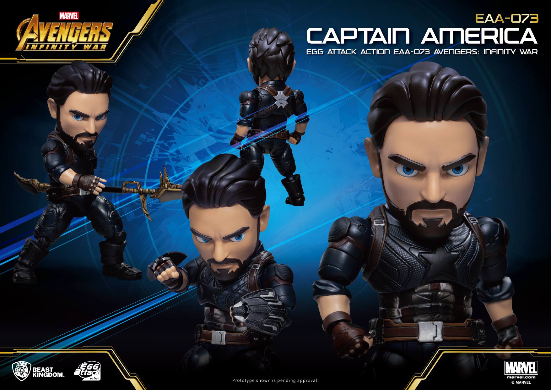 Beast Kingdom EAA073 Avengers: Infinity War - Captain America