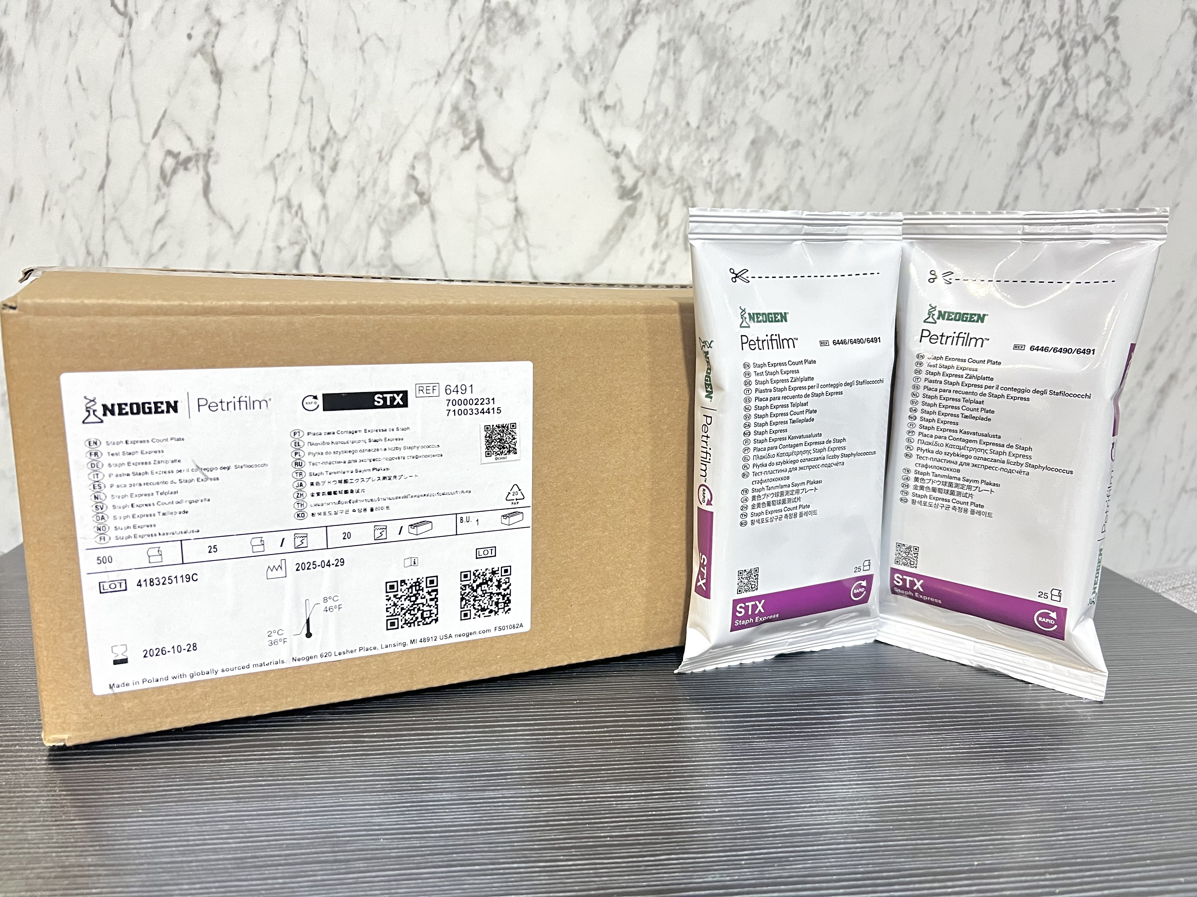 Neogen™ Petrifilm™ staphylococcus aureus(50แผ่น/แพ็ค)