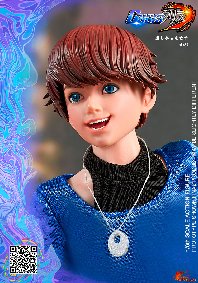 Hot Heart FD012A 1/6 Singer of the Hell Band - Chris (Normal Version Blue)