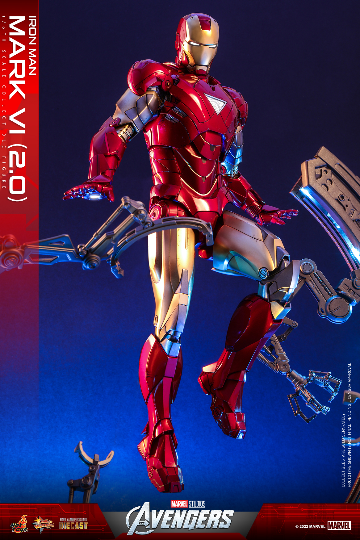 Hot Toys MMS687D52 1/6 The Avengers - Iron Man Mark VI (2.0)