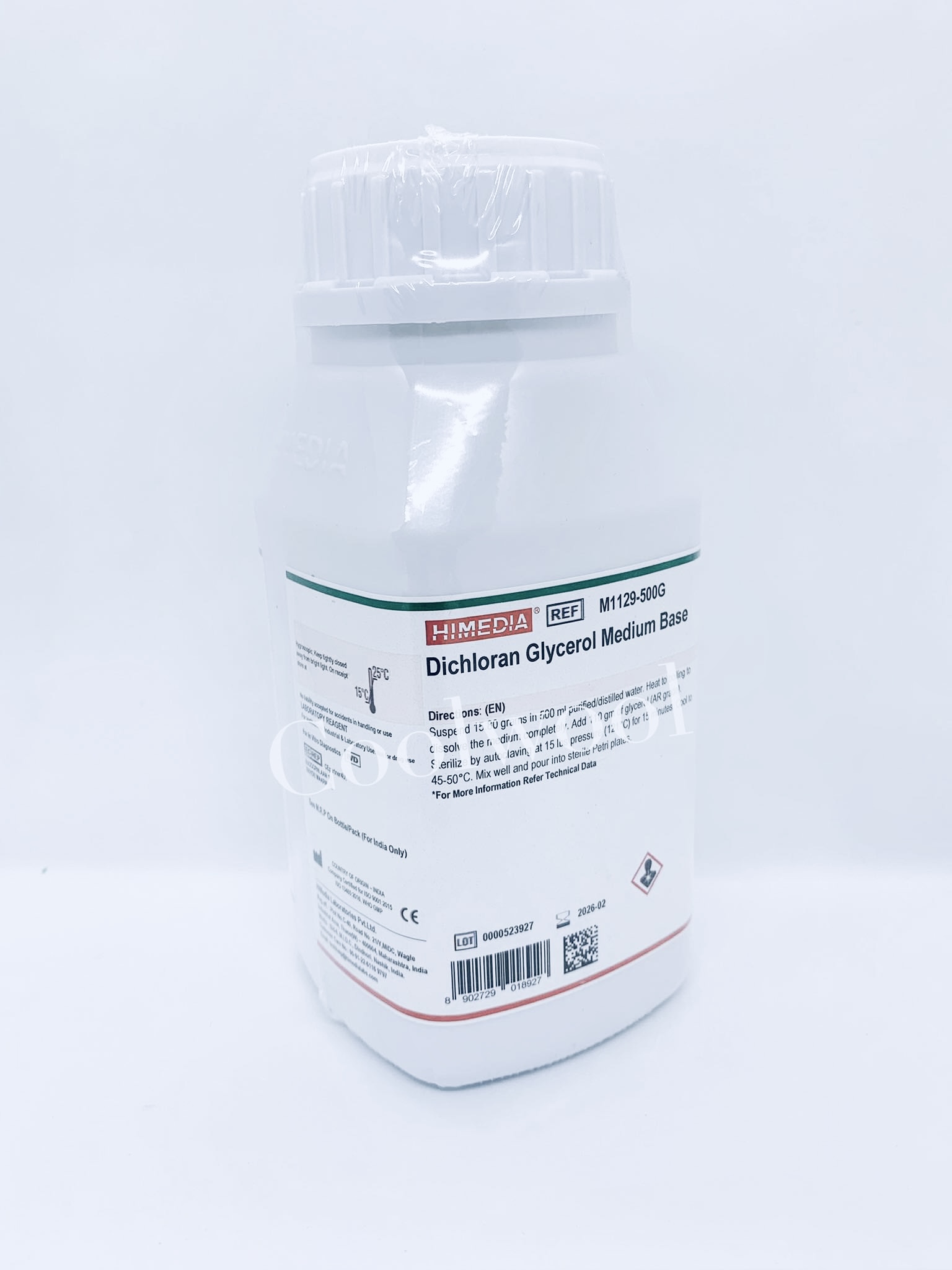 Himedia™Dichloran Glycerol (DG-18) Agar Base, 500 G