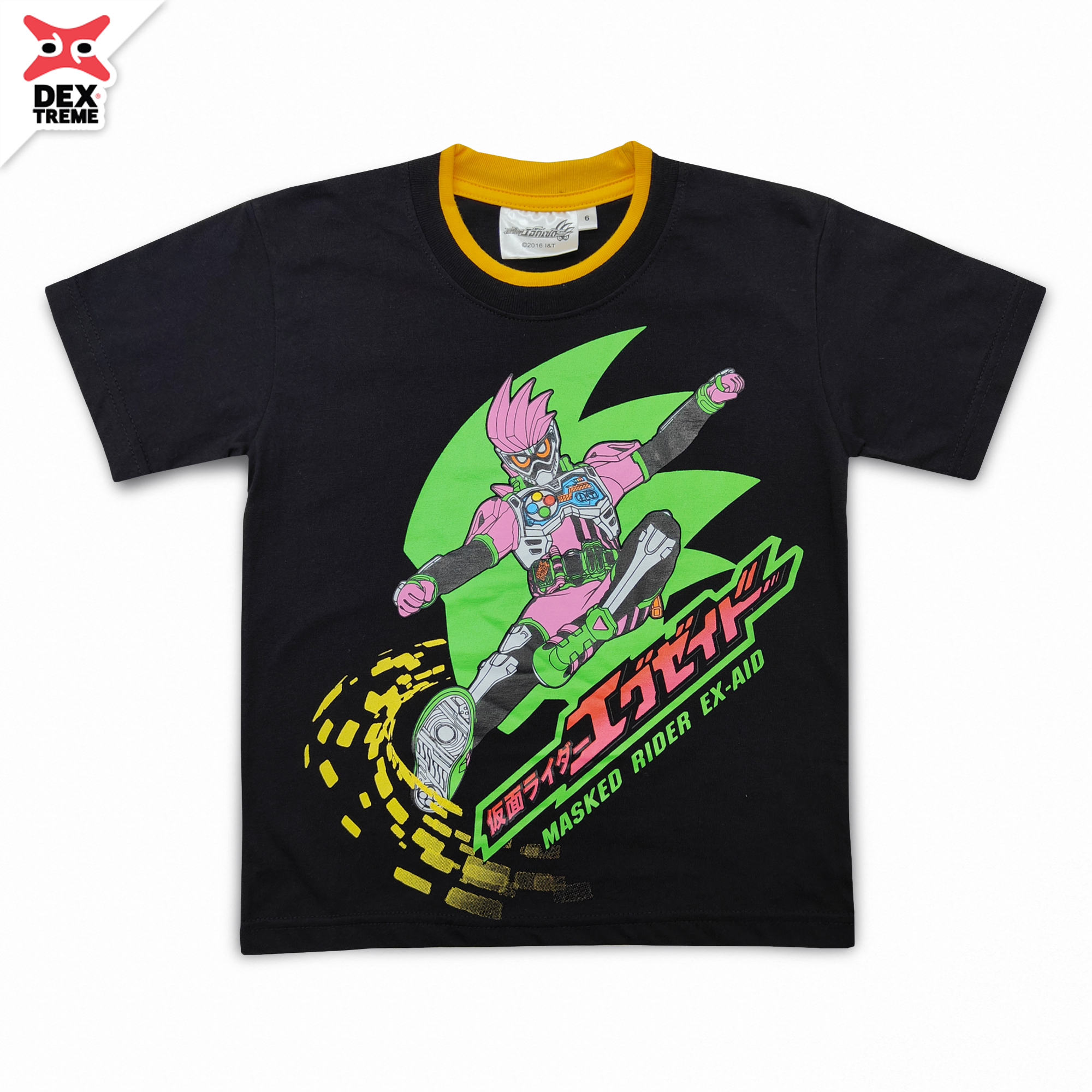 เสื้อยืดเด็ก ลายการ์ตูนมาสค์ไรเดอร์ เอ็กเซด (T-Shirt Masked Rider EX-AID)