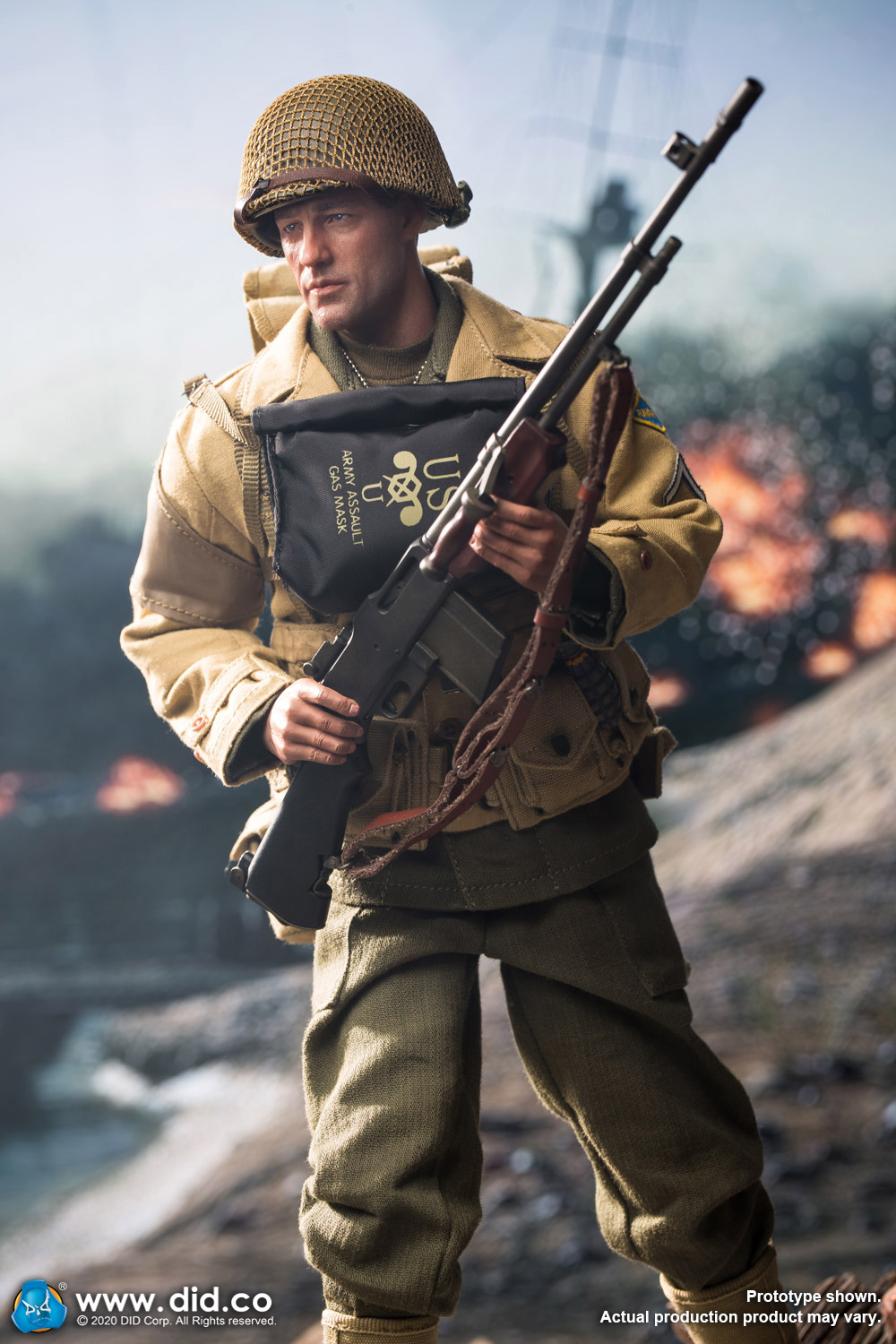 DID A80141 1/6 WWII US 2nd Ranger Battalion Series 2 - Private Reiben