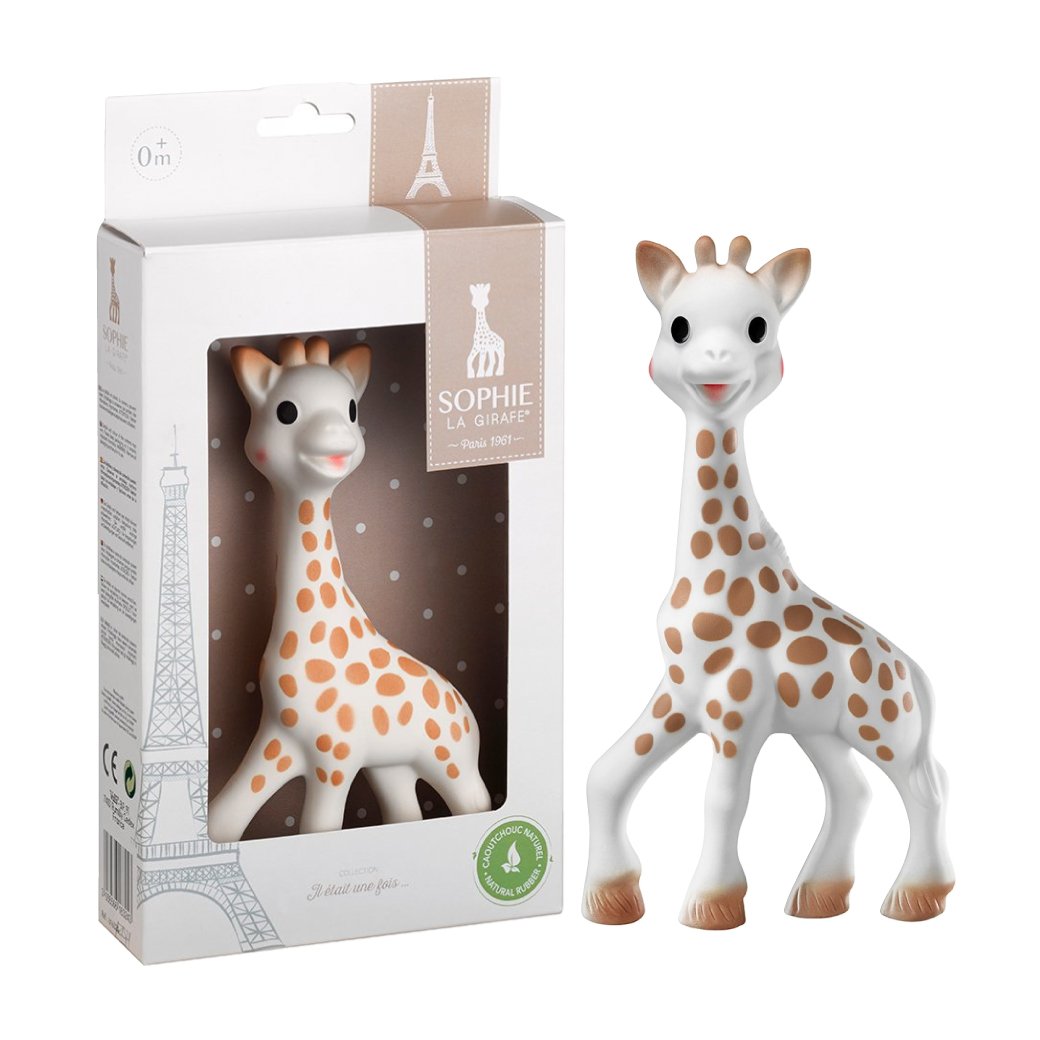 Sophie la Girafe ยางกัดธรรมชาติ Vulli Sophie the Giraffe (แบบกล่อง) BPA FREE จากฝรั่งเศส ใช้ได้ตั้งแต่แรกเกิด