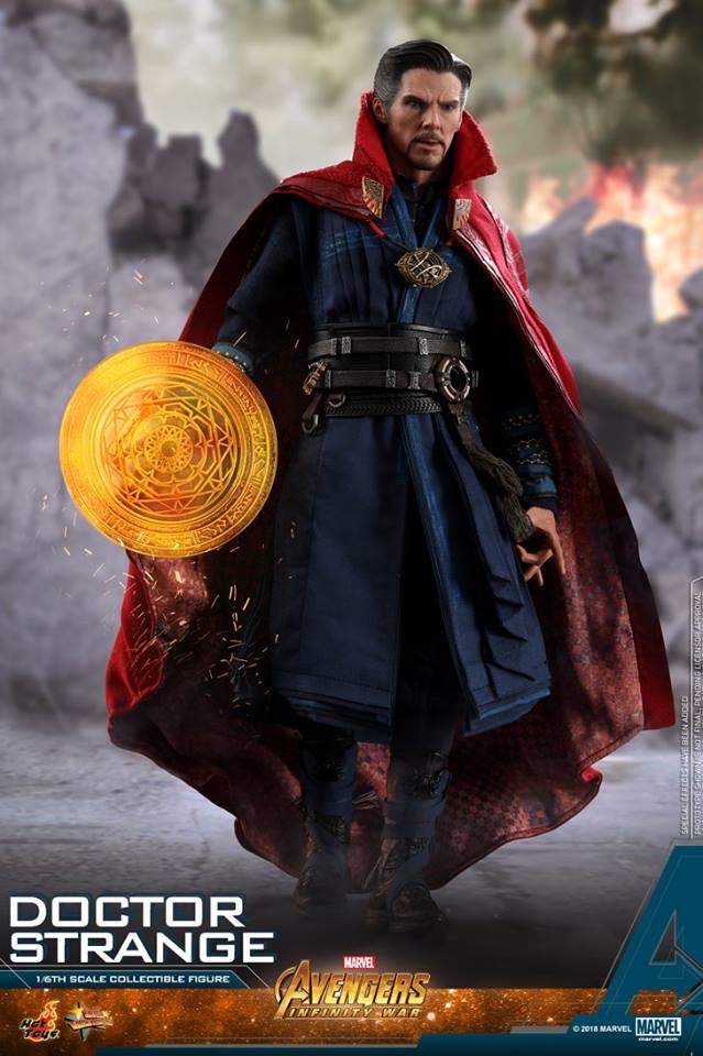 Hot Toys MMS484 AVENGERS INFINITY WAR - DOCTOR STRANGE + DJ-CUSTOM AS001 1/6 THE IMAGES OF IKKON