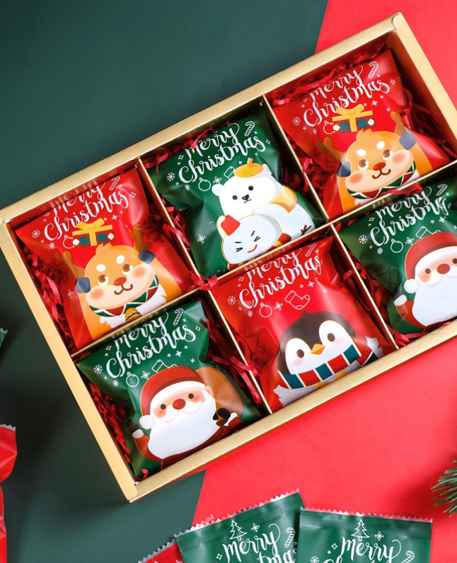 แชร์: Favorite (3) 🍪🎅🎄คุ้กกี้คริสมาส CHRISTMAS COOKIES บรรจุถุง ถุงซีลเกรด AAA ลายคริสมาส มี 4 ลาย (จำนวนจำกัด) - CKH * ขั้นต่ำ 5 ชิ้น