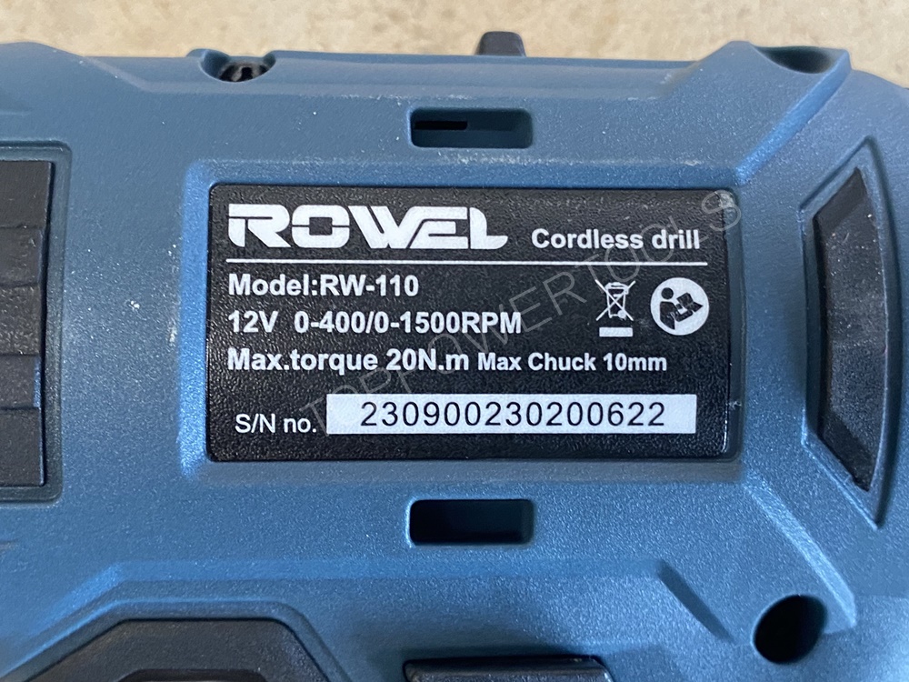 สว่านไร้สาย 3/8" RW-110 12V (10mm.) ROWEL