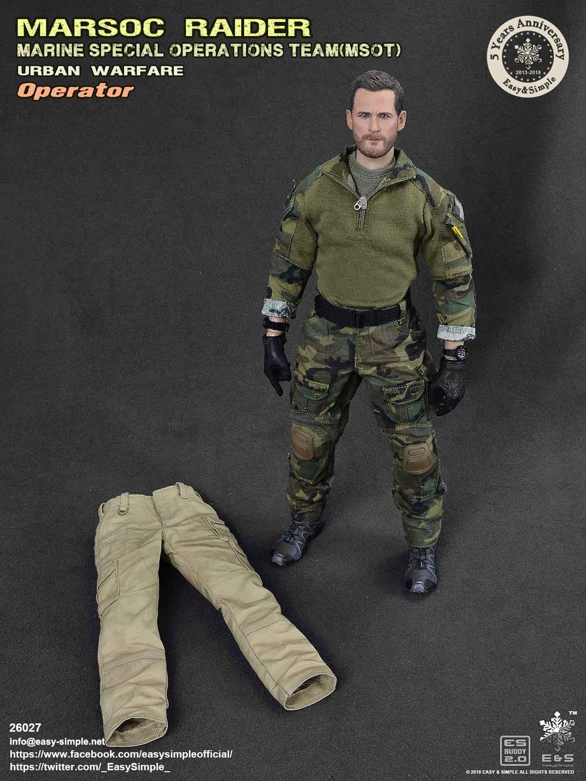 Easy&Simple 26027 MARSOC Raider Urban Warfare Operator (5 Years Anniversary)