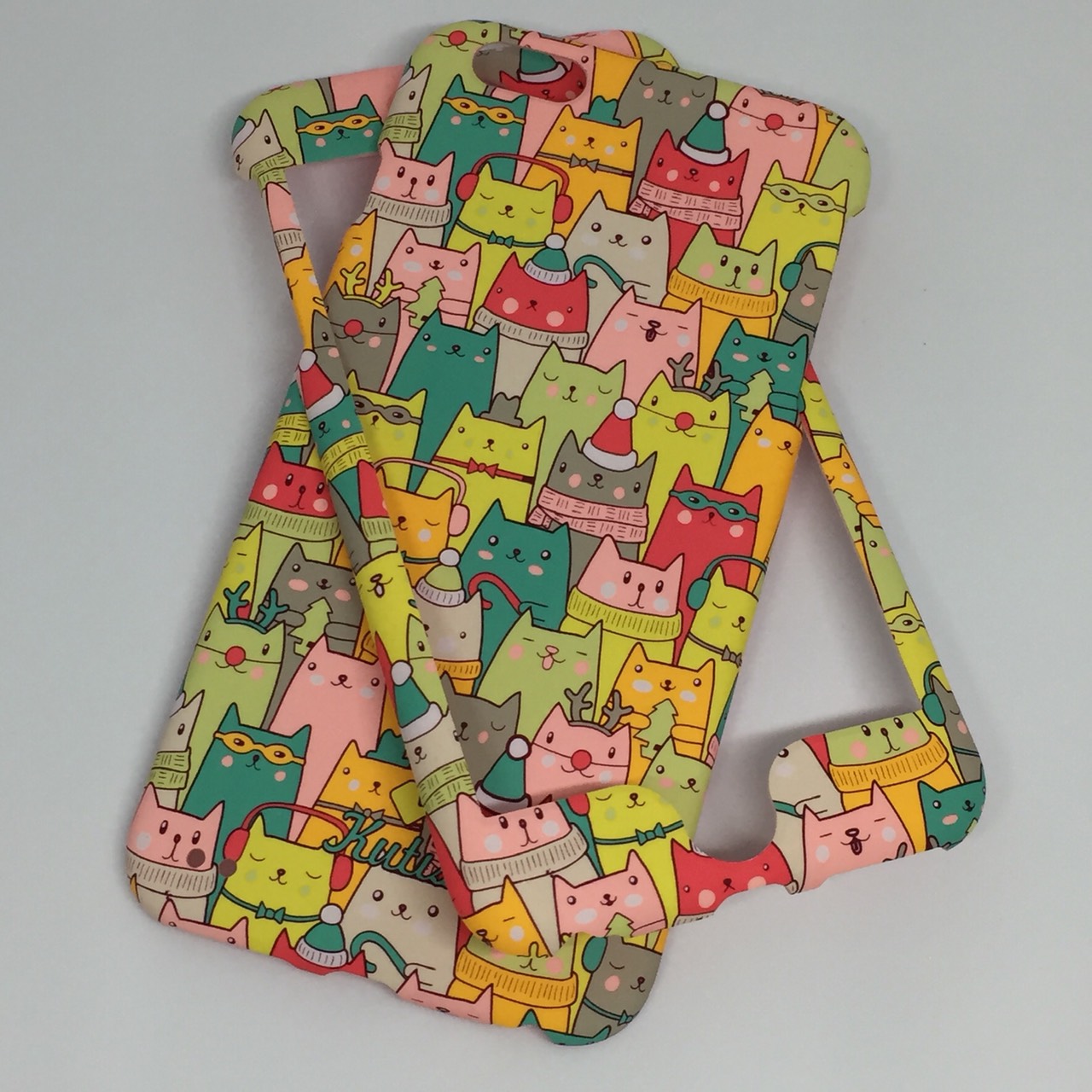 เคสคูทิส (Kutis) ไอโฟน6พลัส,6Sพลัส(ลายแมวเล็กใส่หมวก)