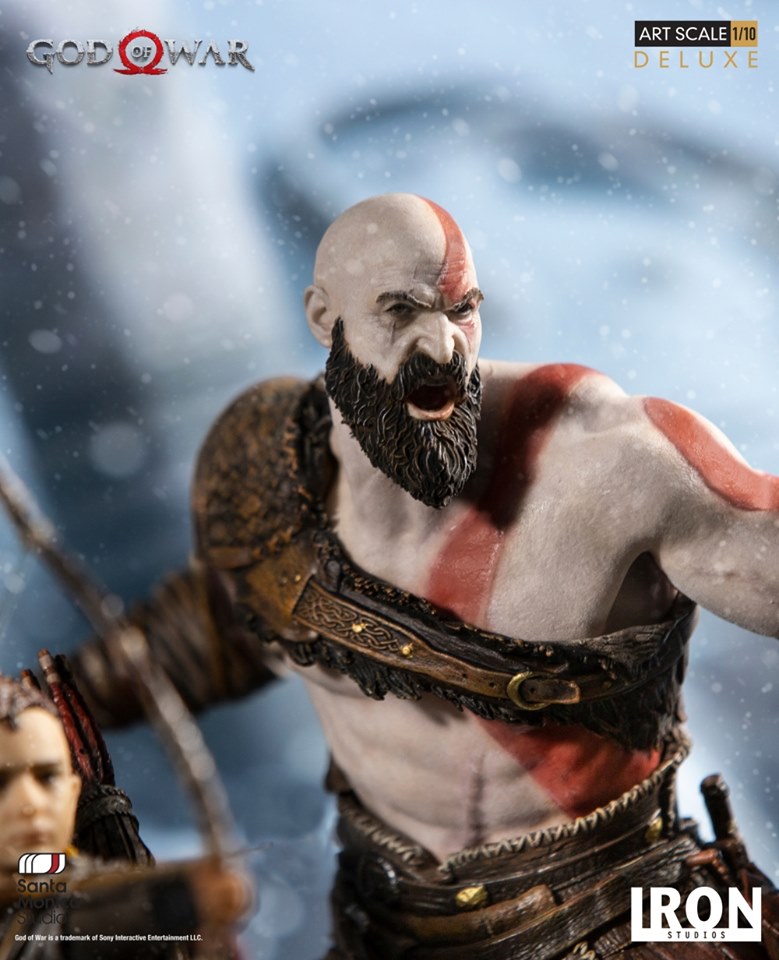 Iron Studios BDS Deluxe Art Scale 1/10 God of War 4 - Kratos and Atreus