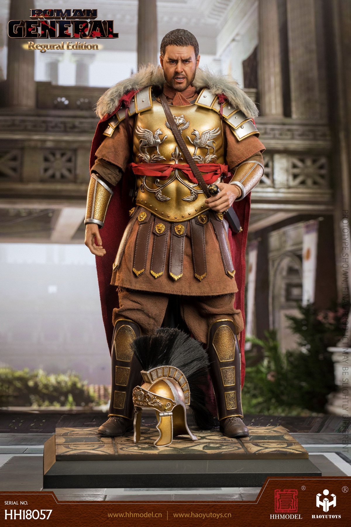 HHMODEL x HAOYUTOYS HH18057 1/6 Imperial Legion - Roman General (Regural Edition)
