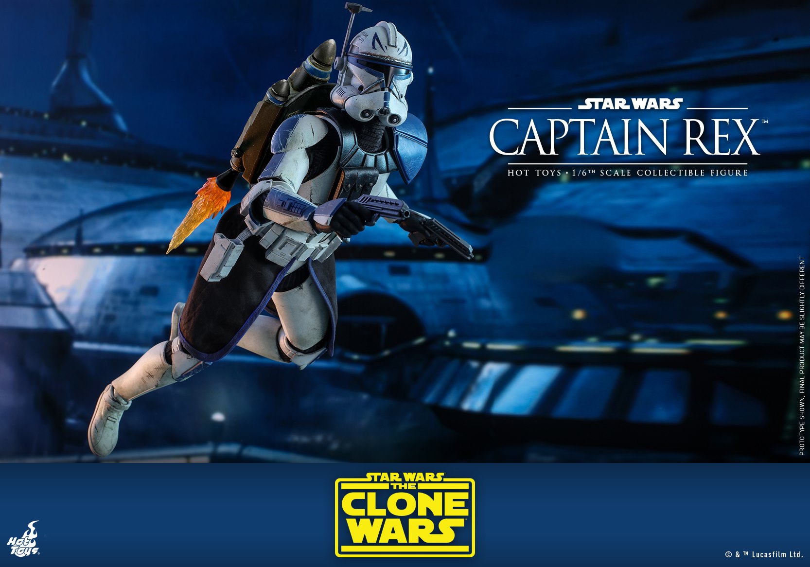 Hot Toys TMS018 Star Wars: The Clone Wars 1/6 Captain Rex