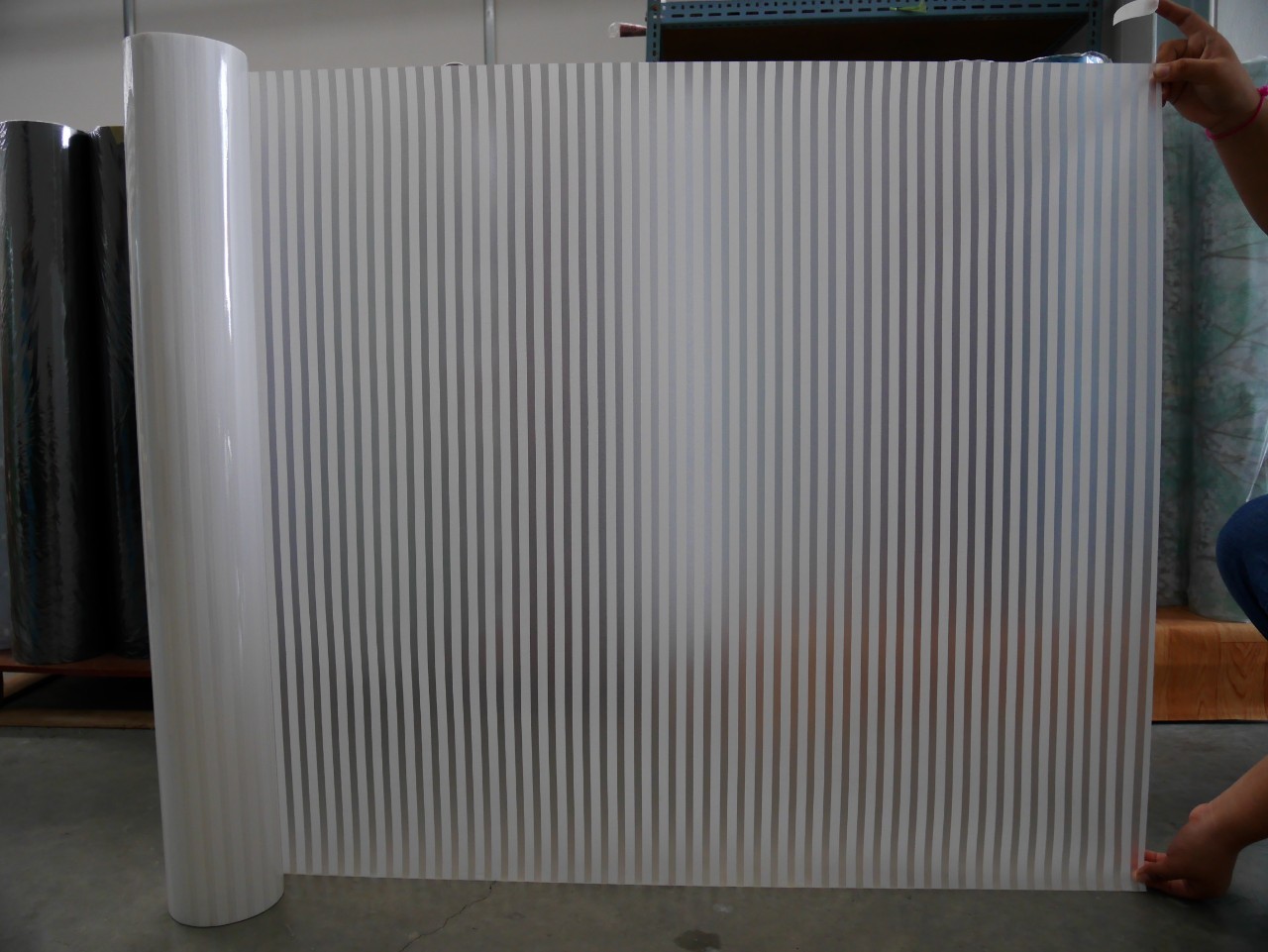 lala flim ฟิล์มติดกระจก ลาบขวาง F09 ชนิดมีกาว ฟิล์มฝ้า 90CM*1M