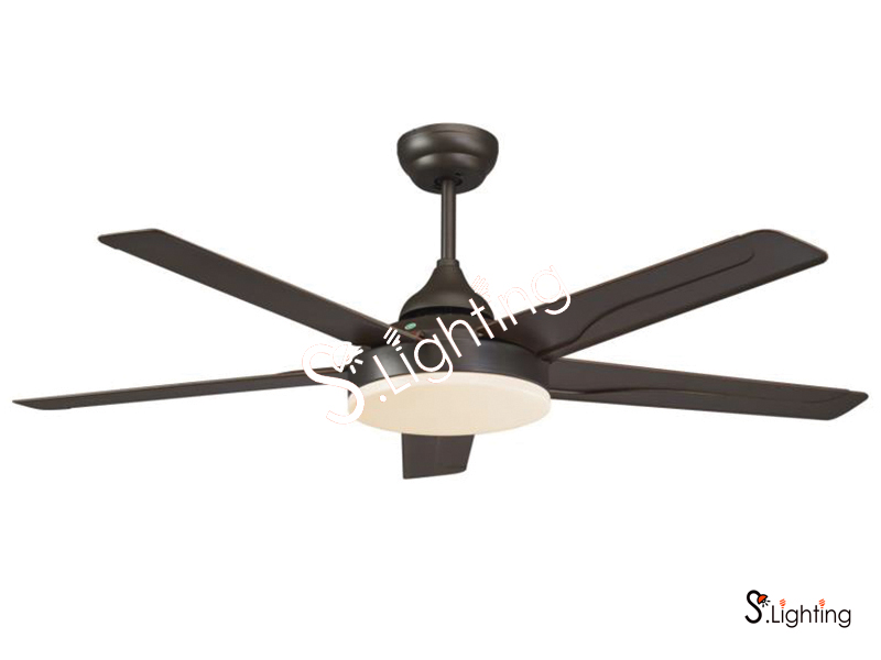 พัดลมโคมไฟ WINFAVOUR TC48 สีน้ำตาลหินทราย (S.MBrown)