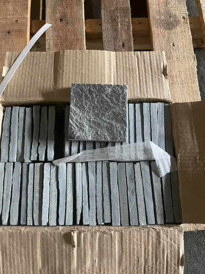 หินธรรมชาติ silver grey รุ่นหนาพิเศษ 1.5 cm