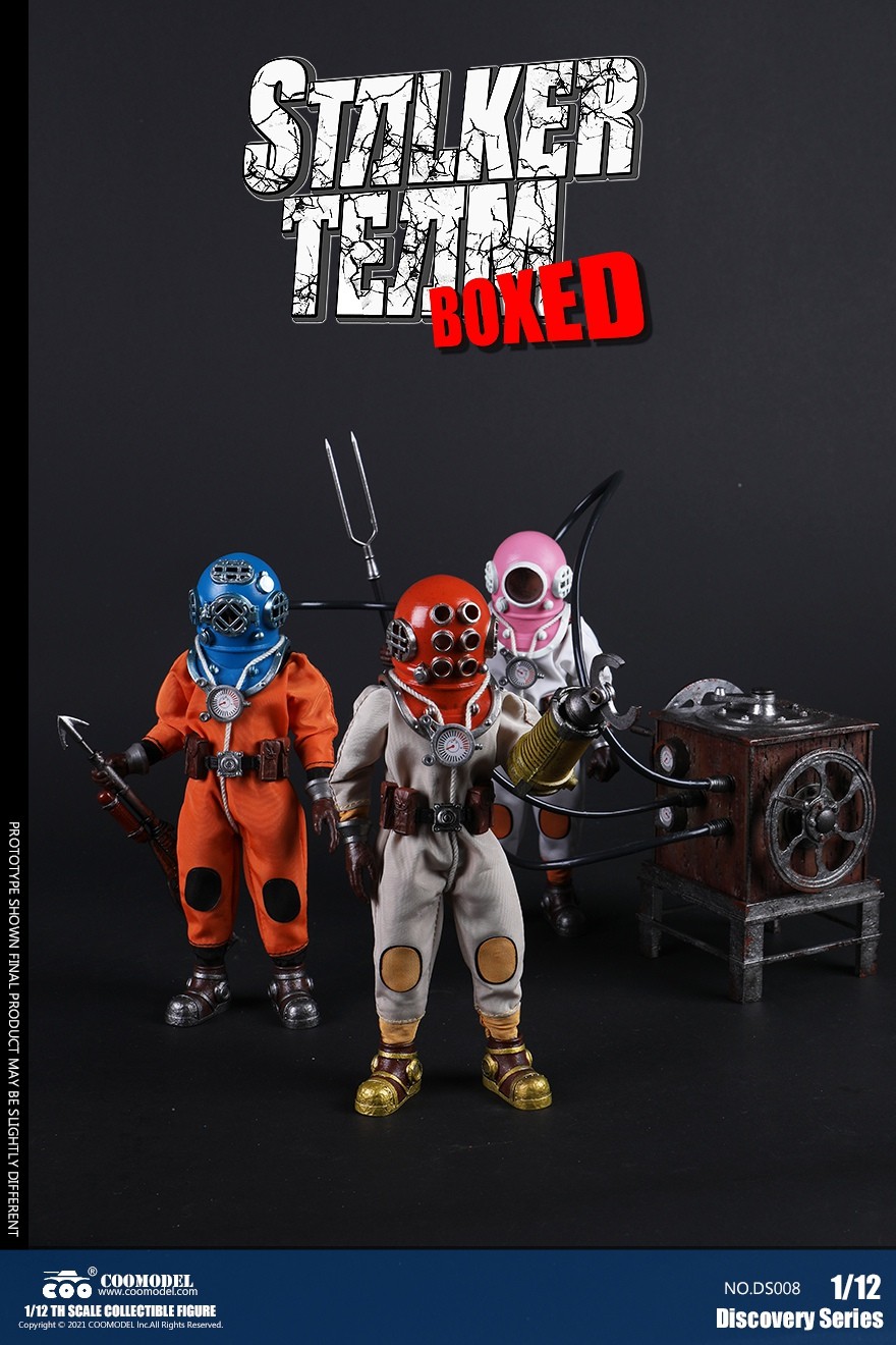 COOMODEL DS008 1/12 DISCOVERY SERIES - STALKER TEAM SET (COLORED VERSION)