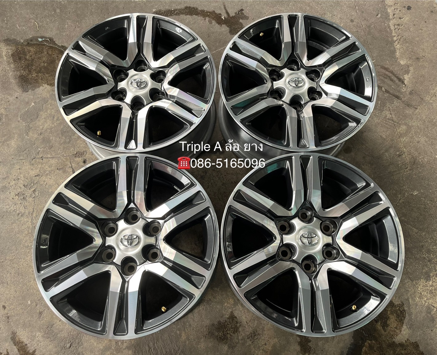 ✨ล้อแม็กป้ายแดง✨Toyota Fortuner Leader 2025 รุ่นใหม่ล่าสุด ขอบ 17 เทาหน้าเงา💖ใหม่กริ๊บ💖