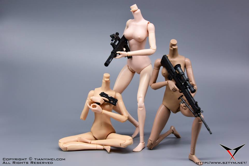 Technic Toys 1/6 Female body “Mermaid Posture” single pack(Non Boxed)3 colours